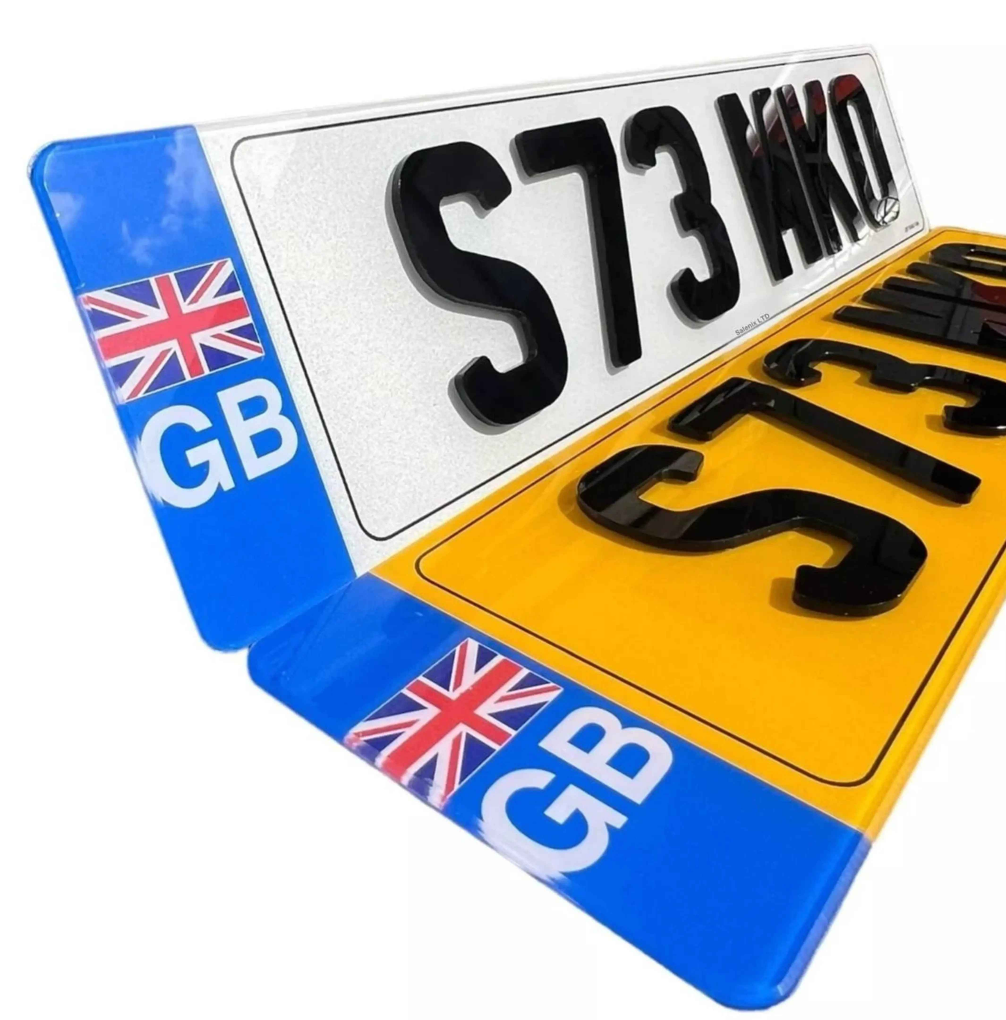 Premium 3D Number Plates UK | Road Legal Custom Plates