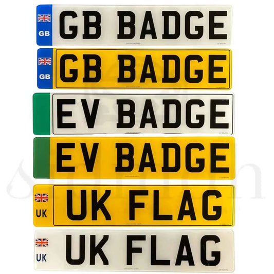 Premium 2D Standard Number Plates | MOT & DVLA Compliant | standard number plates