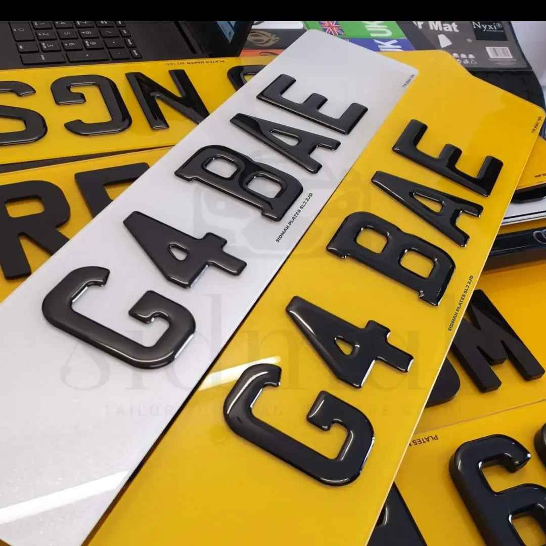 Premium 3D Number Plates UK | Road Legal Custom Plates