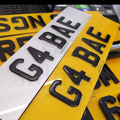 Premium 3D Number Plates UK | Road Legal Custom Plates