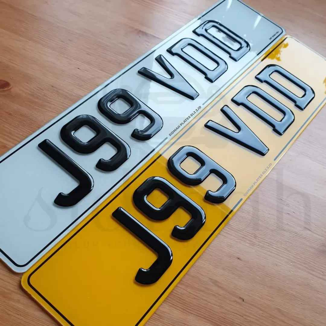 Premium 3D Number Plates UK | Road Legal Custom Plates