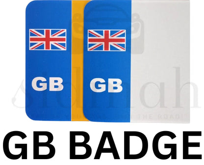 4D RETRO NUMBER PLATES in MATT and GLOSS BEVELLED DIAMOND PAIR - 100% ROAD LEGAL